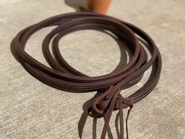 Dennis Moreland Doubled and Stitched Heavy Split Reins
