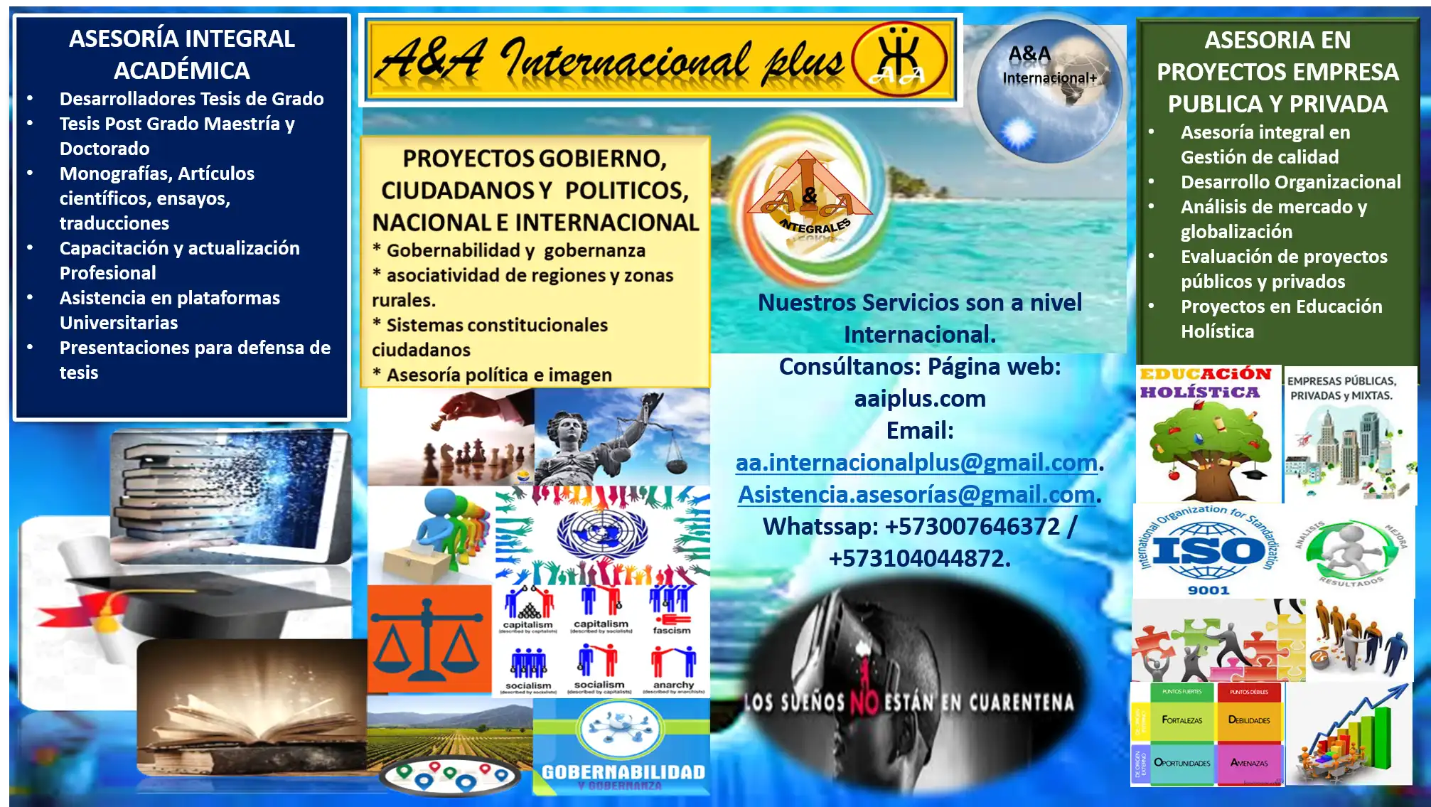 Asesoria, diseño y desarrollo de proyectos universitarios y especiales, Tesis Maestria 