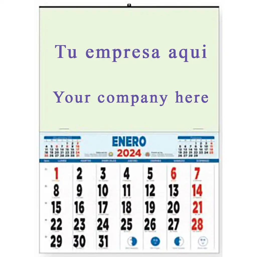 calendarios o almanaques para empresas o negocios por cantidad 