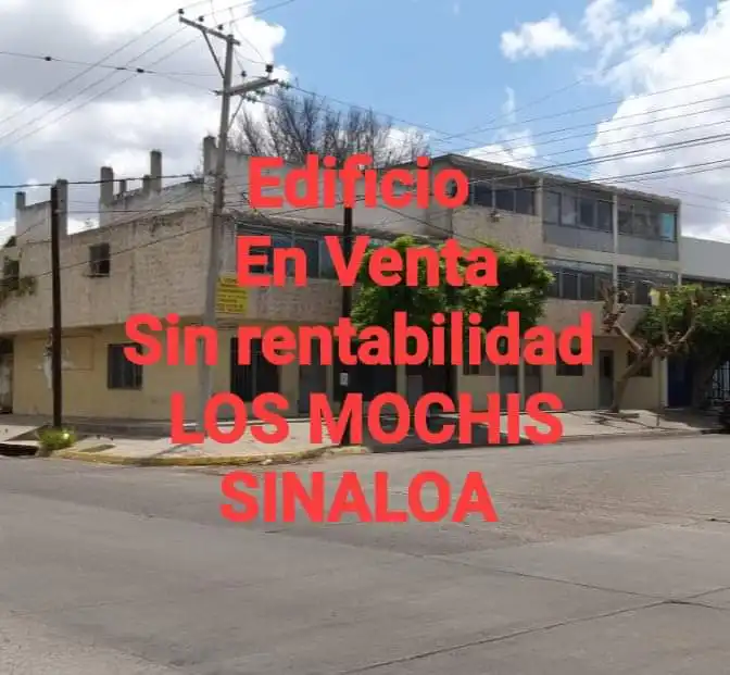 LOS MOCHIS, SINALOA TERRENO BALDÍO CON EDIFICIO EN ESQUINA 