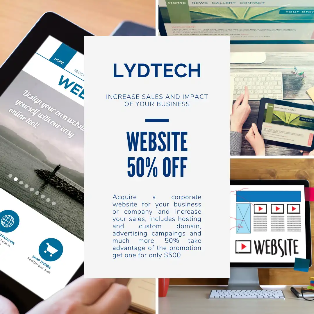 Obtén un sitio web exitoso y vende mas con tu  negocio.