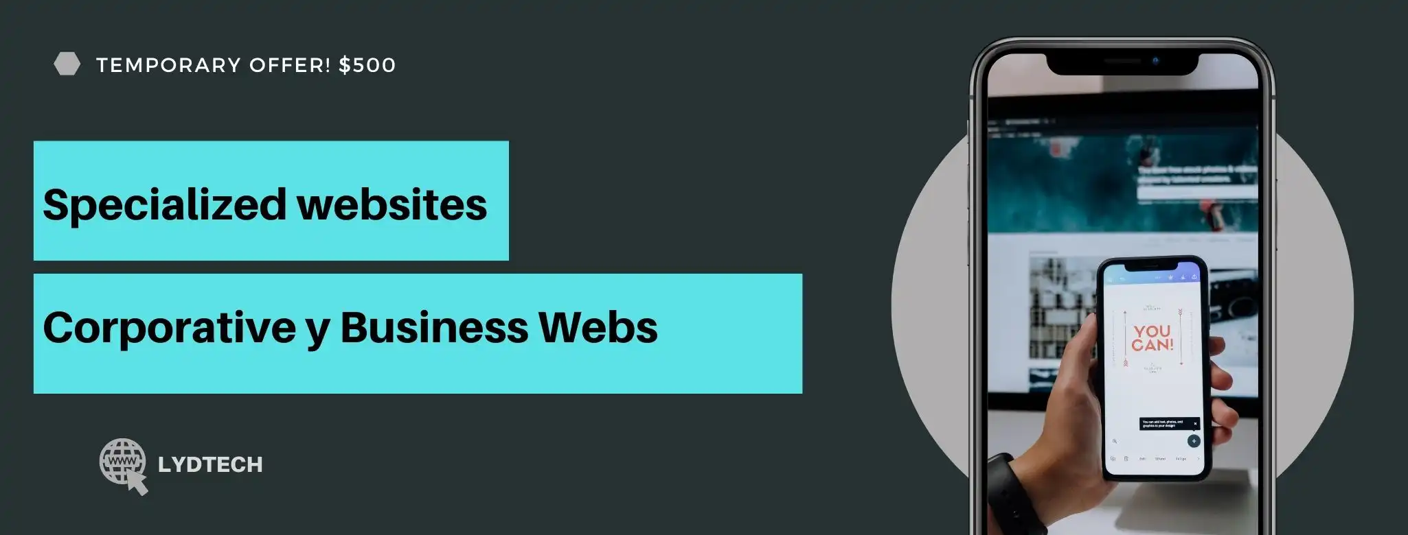 Get a successful website and sell more with your business!.