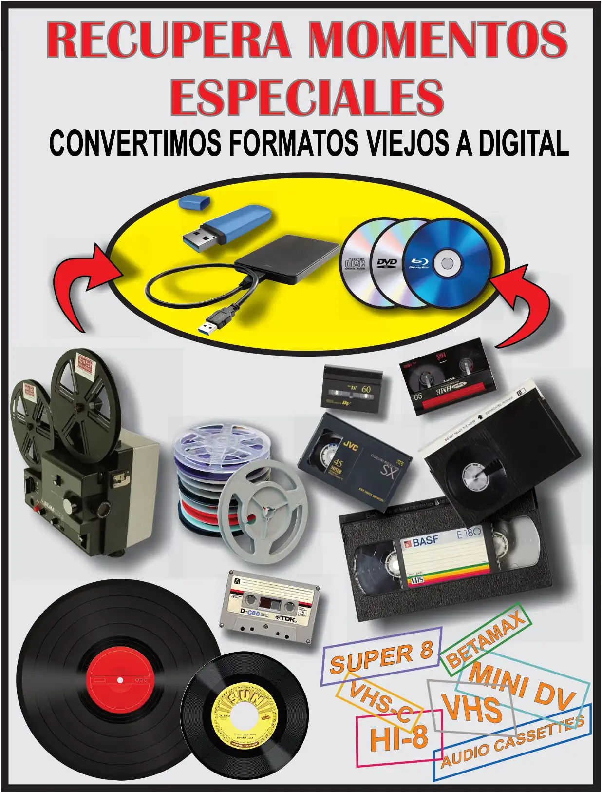Conversión de videos a DIGITAL