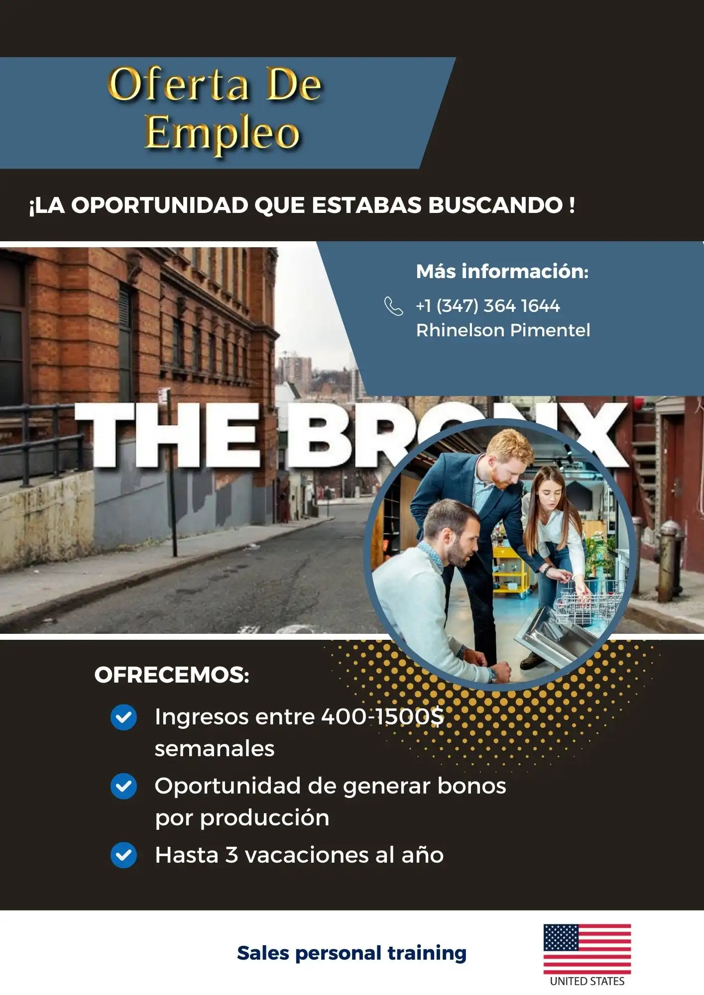  ¡Contratando Asesor(a) de Ventas!