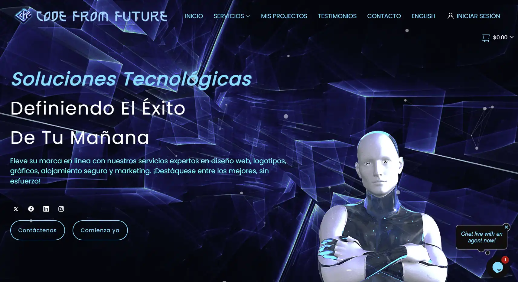 Servicios de Diseño Web, por Code From Future Inc.