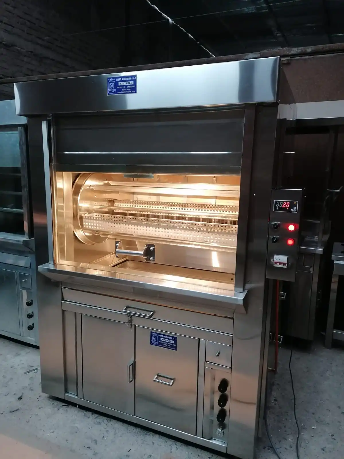 HORNO POLLO BRASA " ECOLOGICO DUAL "