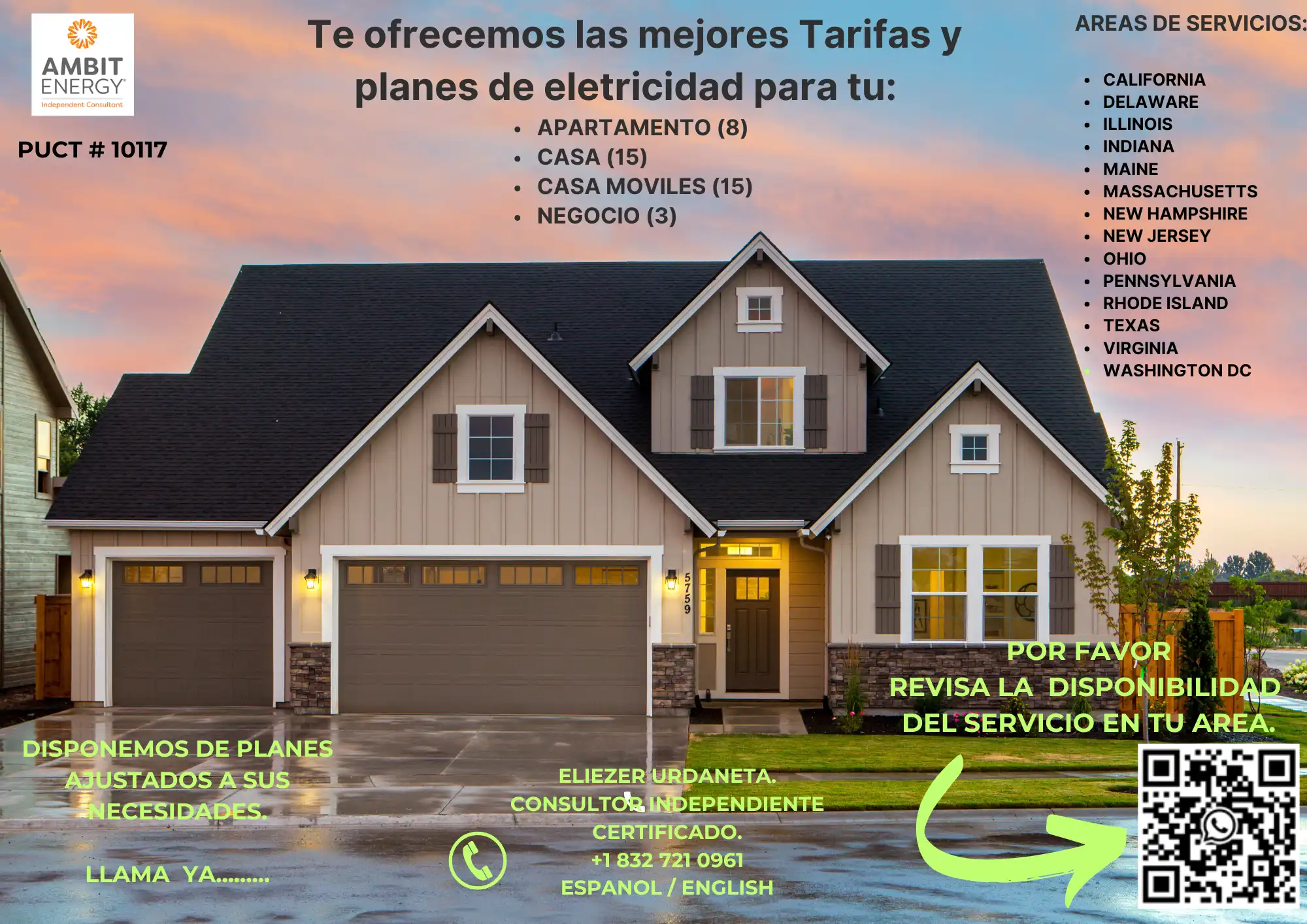 Servicios de Planes de Luz.